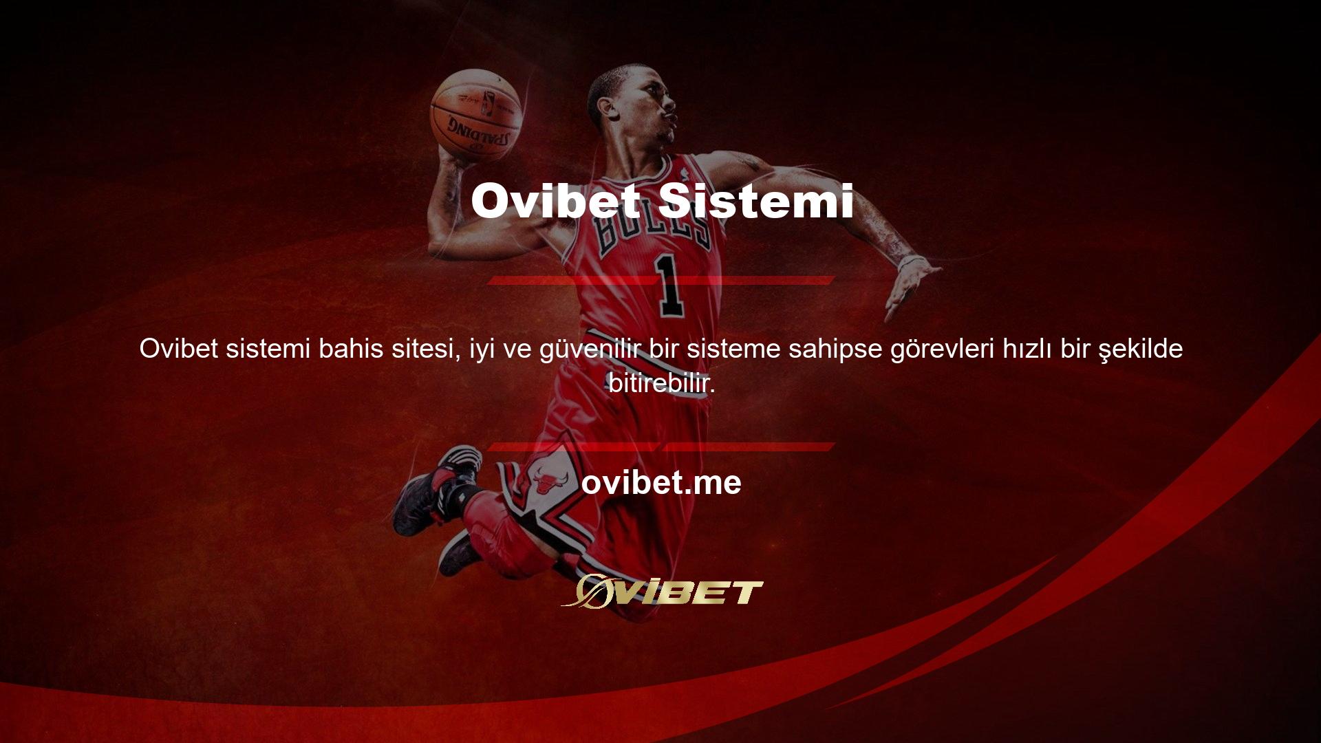 Ovibet sitesine bir bahis yapmak mümkün, önce siteye katılmanız gerekir